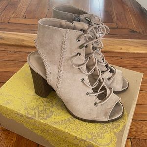 mix no. 6 tan booties